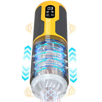 Automatic Electric Tongue Male Masturbator – Adjustable Stretch & Expand Design